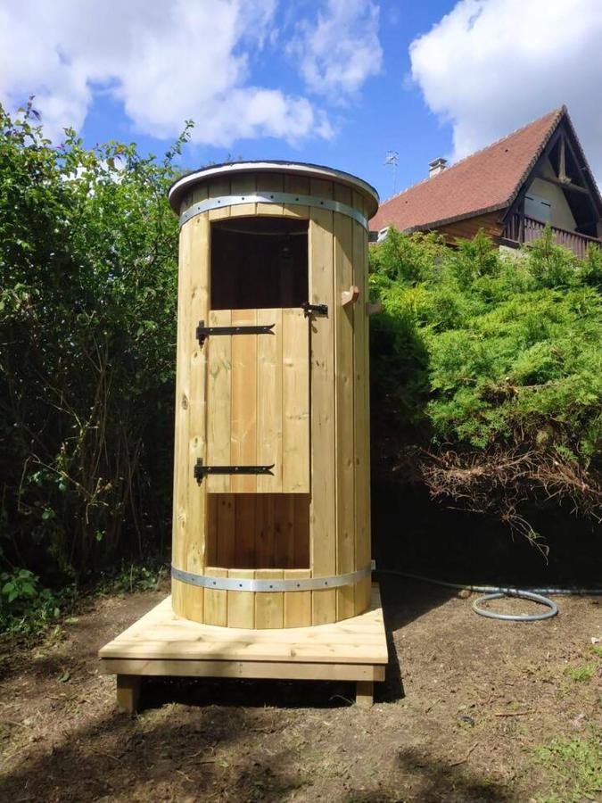 Chalet Chaleureux A Louatre Avec Piscine Partagee Exterior foto